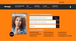 Desktop Screenshot of gymnasieguiden.se